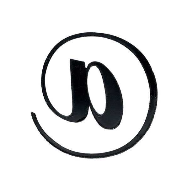 Flat cut stainless steel @ symbol 6” - Picture 3 of 6